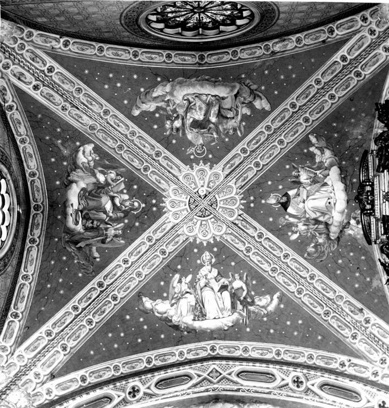 Profeti, evangelisti, dottori della chiesa, santi e motivi decorativi - Chiesa di S. Maria sopra Minerva, Roma